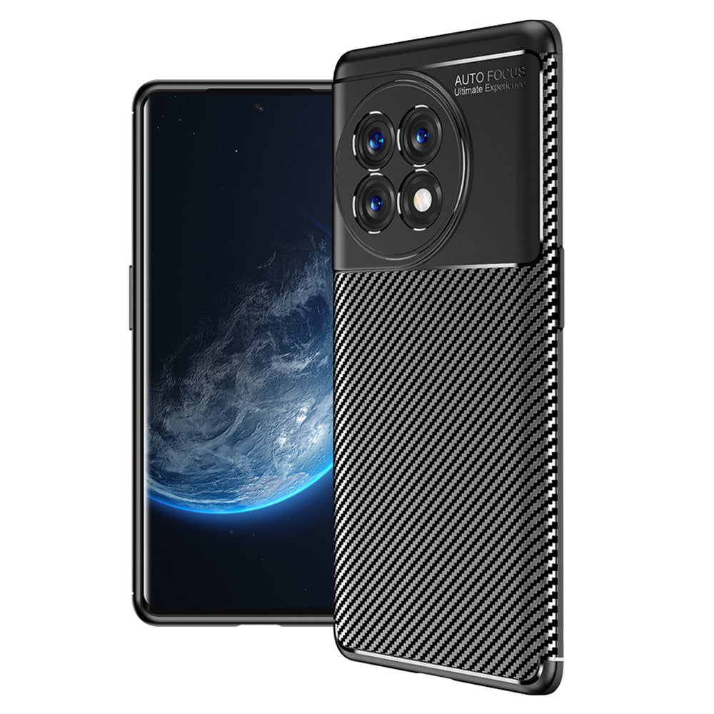For OnePlus Ace 2 5G/11R 5G Shockproof Phone Case Anti-Scratch Carbon Fiber Texture Soft TPU Phone Cover For OnePlus Ace 2 5G/11R 5G Shockproof Phone Case Anti-Scratch Carbon Fiber Texture Soft TPU Phone Cover